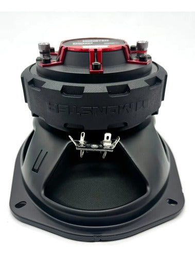 2 Medios Rango Con Driver 6x9 700w Rms 8 Ohm Monster Smd6903