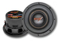 2 Subwoofer 8 Doble Bobina 750w Rms 4+4 Ohms Evox 2-evx8pw Negro Con Naranja