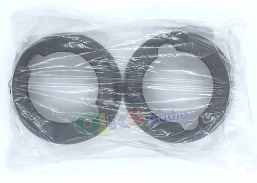 Par Aumento Alza Volcan Para Tweeter Bala De 3.5'', 4'' 200b
