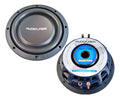 2 Subwoofer Plano 8'' 500 Rms 2+2 Ohm Audiolabs Monsterflat8