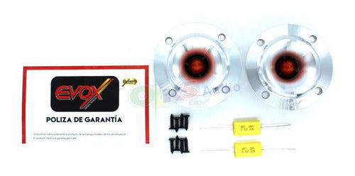 2 Tweeter Bala 3.2'' 8 Ohm 300w Rms Open Show Evox Evx350neo
