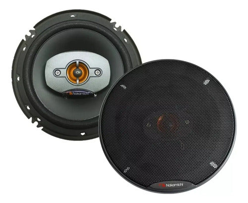 Par De Bocinas 6.5 4 Vias 400 Watts Nakamichi Nse1607 Color Negro