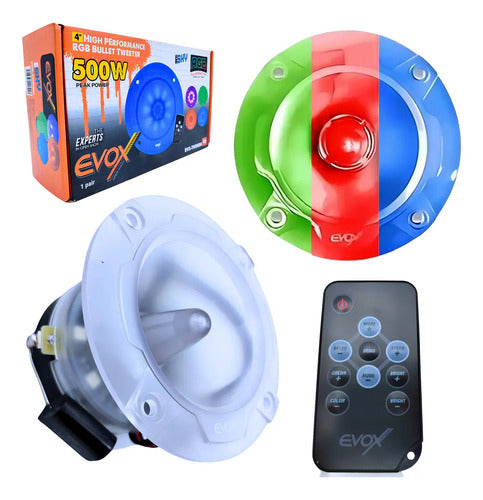 Par Tweeter Bala 4  Rgb Evox 250w Rms 4 Ohms Evx-twrgb4