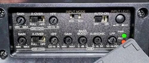 Amplificador Marino 5 Canales Monster Auto Arc1300.5 2600w Gris