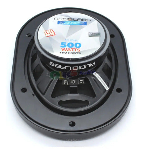 Un Medio Rango 5x7 250w. Rms Open Show Audiolabs Adl-57mr2 Color Negro