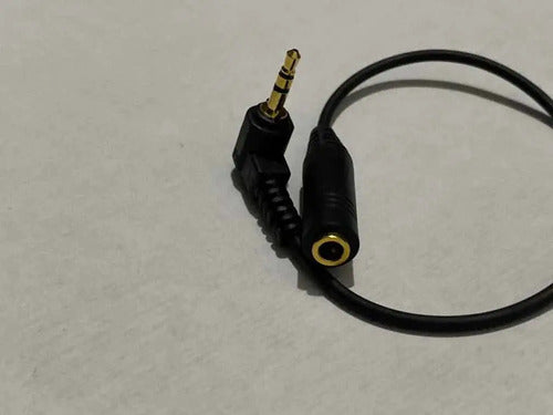 Adaptador De Jack 3.5mm A Plug 2.5mm 20cm De Largo Olksaudio