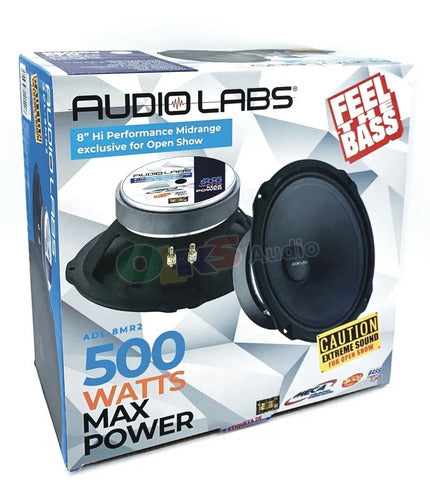 Medio Rango 8'' 250w. Rms 4 Ohm Open Show Audiolabs Adl-8mr2