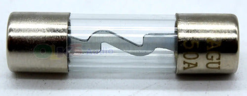 Paq. 10 Fusible Agu. 50 Amp. Plateado Rockseries Agu50p