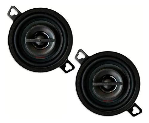 Par Bocinas Coaxiales De 2 Vías Mtx Audio Tnl352 8.89 Cm X 8.89 Cm Negro Con Rojo