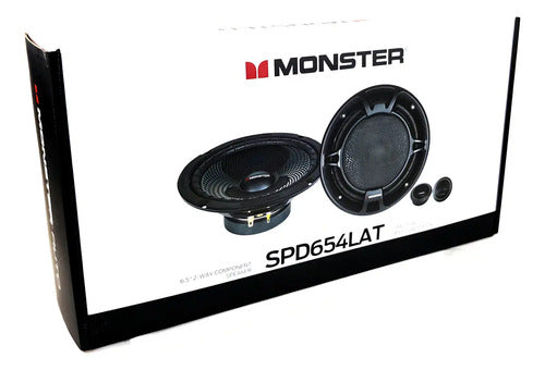 Set De Medios Monster Spd654lat 6.5 PuLG 2 Vías 800w Max