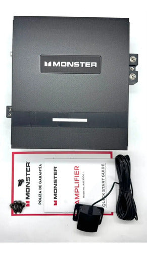 Amplificador Clase D 1canal Monster Aal6000.1 1200watts Negro