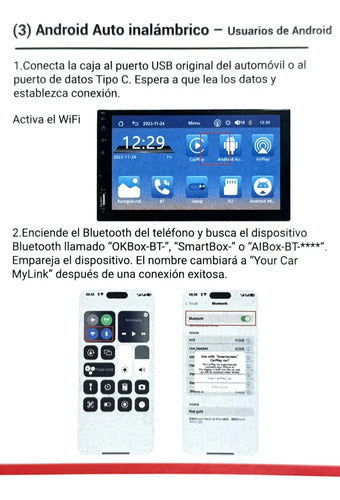 Conviertidor Inalambrico Carplay Y Aa Rockseries Rks-wlcpaa2