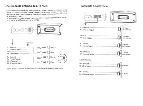 Amplificador Marino Mini 130w 4 Canales Monster Arc80.4 Plateado