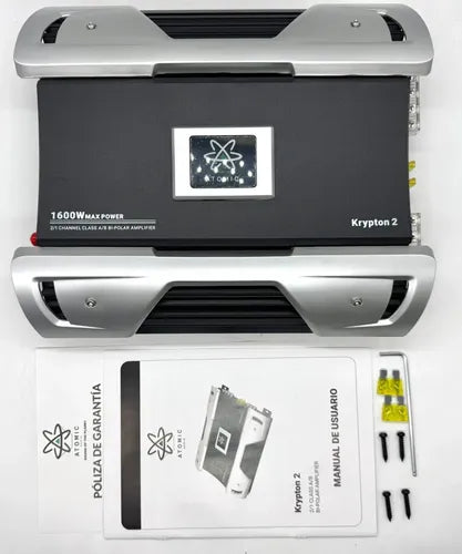 Amplificador 2 Canales Clase A/b 400w. Rms Atomic Krypton2