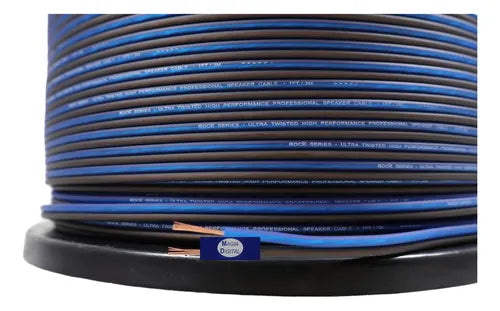 Rollo De Cable X Bocina Cal. 18 300mt. Rockseries Sc18300bb