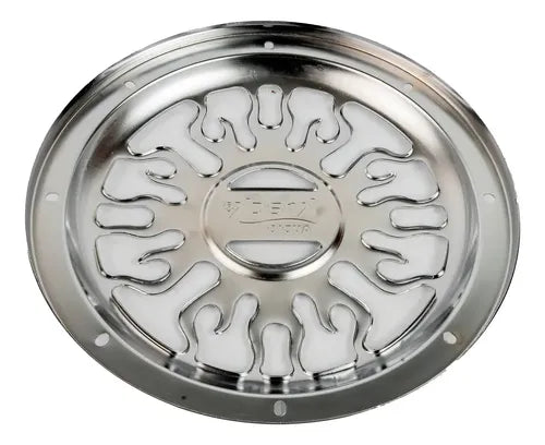 Rejilla De Metal Para Subwoofer De 12 Pulgadas Krack Kgr-300 Color Plateado