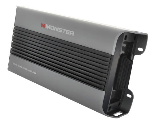 Amplificador Marino 1 Canal Monster Auto Arc1600.1 3200w Negro Plateado