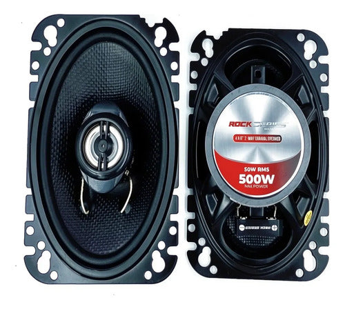 Par De Bocinas 4x6 2 Vias 50w Rms 500max Rockseries Rks-n462