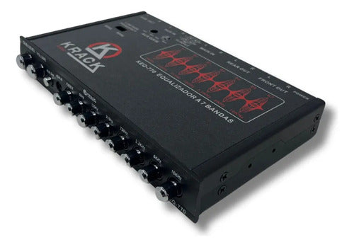 Ecualizador De 7 Bandas Crossover 6 Canales 8v Krack Keq-770