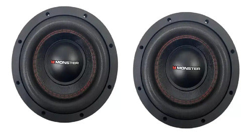 Par Subwoofer 8 PLG Dvc 1000w/500rms 4 Ohms Monster Swe801