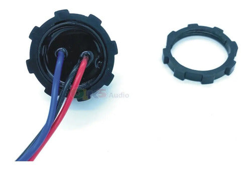 Voltimetro Medidor De Voltaje Digital Azul Rockseries Dv220b