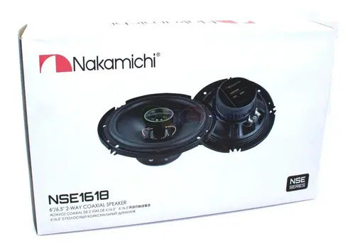 Par Bocinas 6.5 2 Vías 30w Rms Nakamichi Nse1618 Color Negro