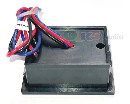 Voltimetro Medidor De Voltaje Digital Azul Rockseries Dv300