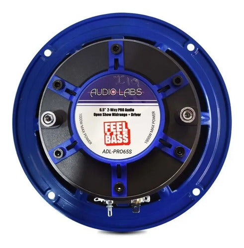 Un Medio Rango Con Driver De 6.5 Pulgadas De 500 Watts Rms 1000 Watts Max. Marca: Audiolab