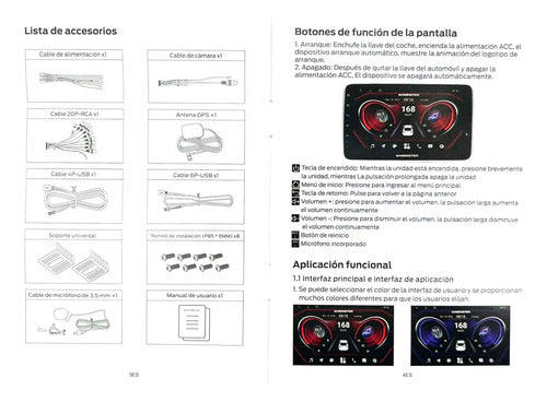 Estéreo Con Pantalla Monster Had310-d9 Con Bluetooth Color Negro