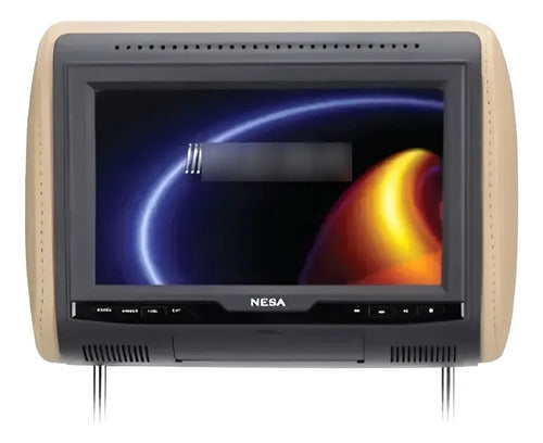 Una Cabecera Con Pantalla Led Full Hd De 10.3 Pulgadas Con Usb Hdmi Mhl Negro Beige Gris M