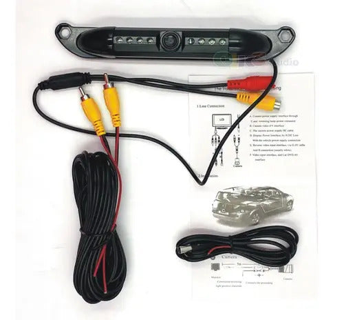 Cámara Reversa Porta Placa Universal Extreme Ex-lp400 Auto/carro 100°