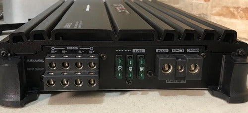 Amplificador 4 Canales 720w Rms Marca Nesa Te-4150 Para Carro Y Camioneta Negro