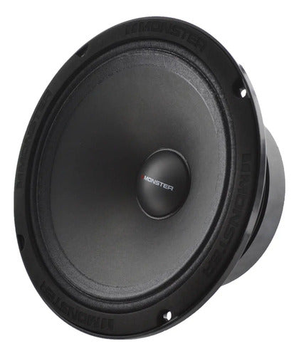 1 Medio Rango Coaxial De 8'' 600w Rms 8 Ohms Monster Smc802