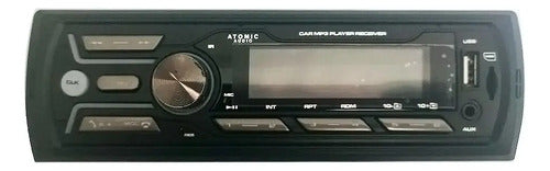 Autoestereo Bluetooth Atomic Mercury200 Usb Sd Fm App 180w