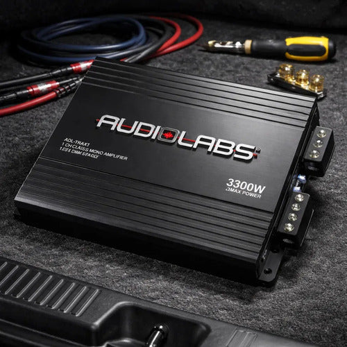 Amplificador 1 Ch Clase D 1650w Rms 4ohm Audiolabs Adl-trax1