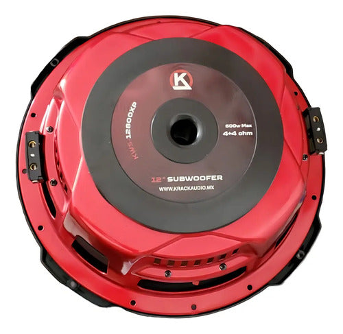 Subwoofer Plano De 12´´ 300w Rms 4+4 Ohm Krack Kws-12800xp