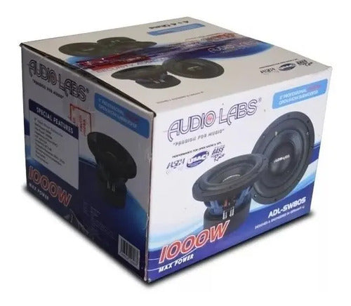 Subwoofer Open Show De 8 1000 Watts Audio Labs Adl-sw8os