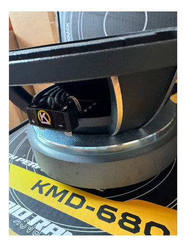 2 Medios Rangos 6.5´´ 200w Rms 4 Ohms Krack Kmd-680