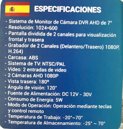 Cámara Para Vehículo Extreme Ex-buscamwx2 Para Carro/camioneta