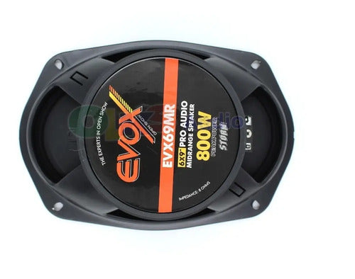 Medio Rango Evox 6x9 PuLG 400w / 800w 8 Omhs Evx69mr Color Negro