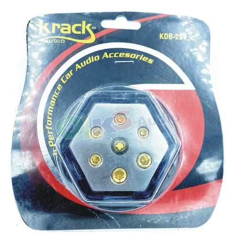 Distribuidor Corriente 2 Calibre 0, 4 Calibr 4 Krack Kdb-2sv