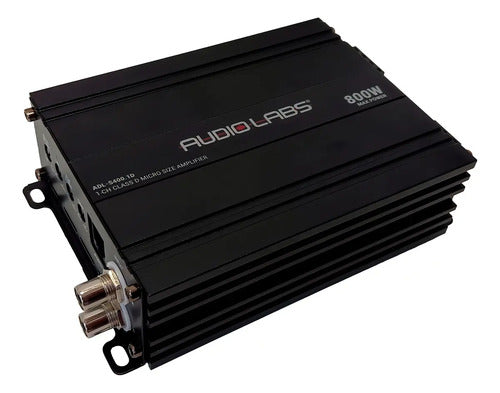 Amplificador Mini De 1 Canal 800w Max. Audiolabs Adl-s400.1d
