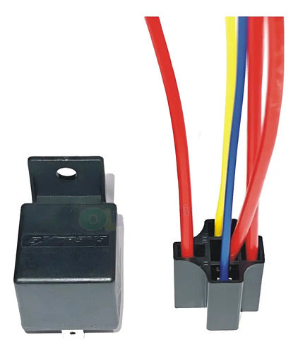 Relay Relevador Con Arnés 5 Patas 12v 30a Alrama Extreme