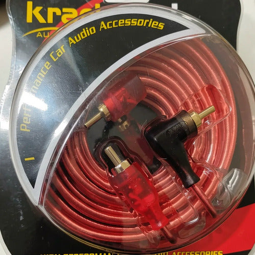 Cable Rca De 6mt. 2 Canales Libre De Oxigeno Krack Kr-20ft