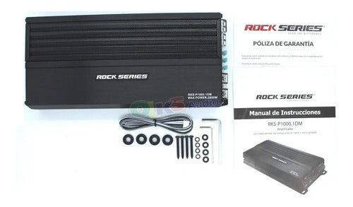 Amplificador Rock Series Rks-p1000.1dm 1ch Clase D 2800w Max
