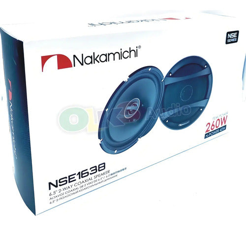Par De Bocinas 6.5 2 Vias 260 Watts 40 Rms Nakamichi Nse1638