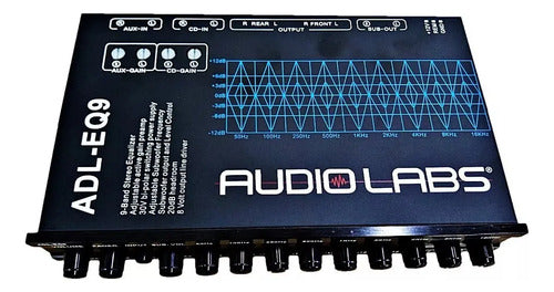 Ecualizador Parametrico De 9 Bandas 8v. Audiolabs Adl-eq9