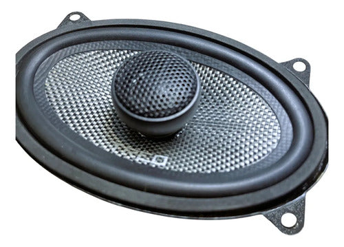 Par De Bocinas Coaxial Music46 Treo 4x6 PuLG 450w Max Negro