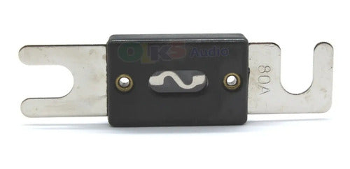 Paquete 10 Fusibles Anl 80amp. Negro Rockseries Anl80p