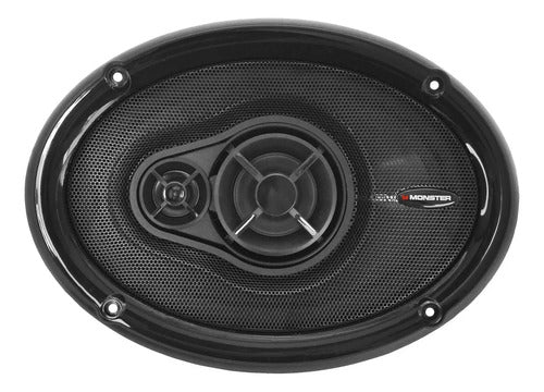 Par Bocinas Coaxiales 6x9 3 Vias 90w Rms 4ohm Monster Sxc693